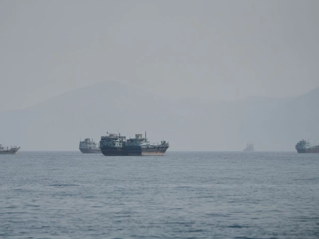 vessels near the strait of hormuz as seen from musandam oman august 24 2026 reuters stringer vessels near the strait of hormuz as seen from musandam oman august 24 2026 reuters stringer