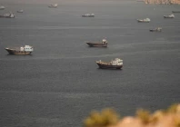 vessels at the strait of hormuz as seen from musandam oman june 18 2026 reuters