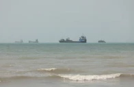 vessels in the strait of hormuz near the beach of bandar abbas iran may 21 2026 photo west asia news agency via reuters