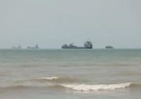 vessels in the strait of hormuz near the beach of bandar abbas iran may 21 2026 photo west asia news agency via reuters
