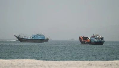 vessels at the strait of hormuz as seen from musandam oman june 24 2026 reuters