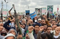 supporters rally to celebrate advances by houthi forces along the red sea coastline in sanaa yemen september 18 2026 photo reuters