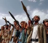 armed tribesmen loyal to the huthi rebels brandish their weapons at a gathering in the capital sanaa to mobilize more fighters to battlefronts to fight pro government forces in several yemeni cities june 20 2016 photo afp