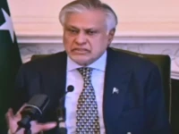 deputy prime minister and foreign minister ishaq dar speaks to journalists in london photo via x deputy prime minister and foreign minister ishaq dar speaks to journalists in london photo via x