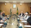 a jamaat e islami delegation presents proposals and recommendations to the government on abolishing the petroleum levy on monday photo via x