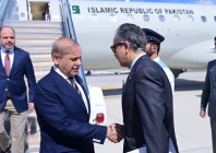 prime minister shehbaz sharif arrives in new york to attend the 81st session of united nations general assembly in new york on monday pmo