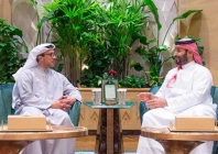 saudi crown prince mohammed bin salman meets uae vice president sheikh mansour bin zayed in riyadh on tuesday saudi gazette