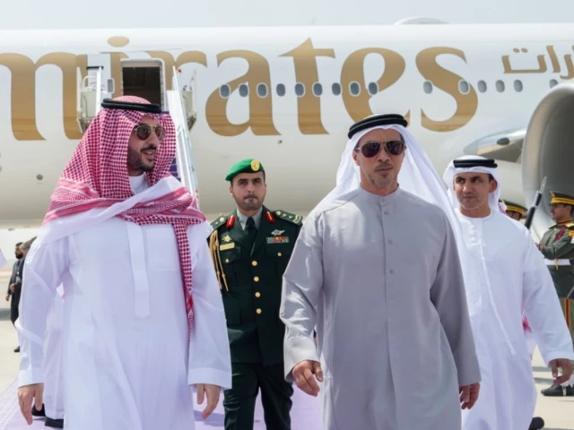 Saudi defence minister receives UAE vice president amid escalating Houthi threat