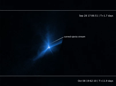 nasa releases footage of dart collision with dimorphos nasa releases footage of dart collision with dimorphos