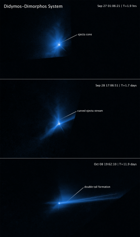 nasa releases footage of dart collision with dimorphos nasa releases footage of dart collision with dimorphos
