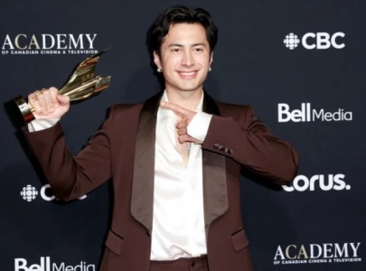 hudson williams celebrates career milestone with girlfriend and parents at canadian screen awards