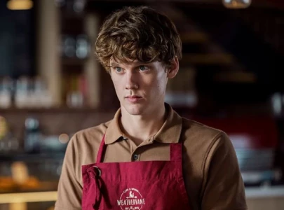 hunter doohan teases wednesday season two after saint laurent appearance in paris hunter doohan teases wednesday season two after saint laurent appearance in paris