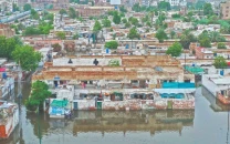 residents of hyderabad s railway colony remain stranded as rainwater submerges the locality forcing people to stay indoors or venture out at their own peril while civic authorities appear indifferent to draining the accumulated water photo inp residents of hyderabad s railway colony remain stranded as rainwater submerges the locality forcing people to stay indoors or venture out at their own peril while civic authorities appear indifferent to draining the accumulated water photo inp