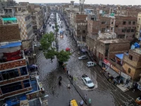 commuters suffer as rainwater chokes hyd major roads
