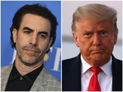 sacha baron cohen donald trump in spat over borat sequel
