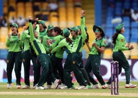 pakistan s bowlers had their tails up from the outset with captain fatima sana leading from the front photo icc