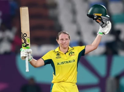 second healy ton takes australia into world cup semis second healy ton takes australia into world cup semis