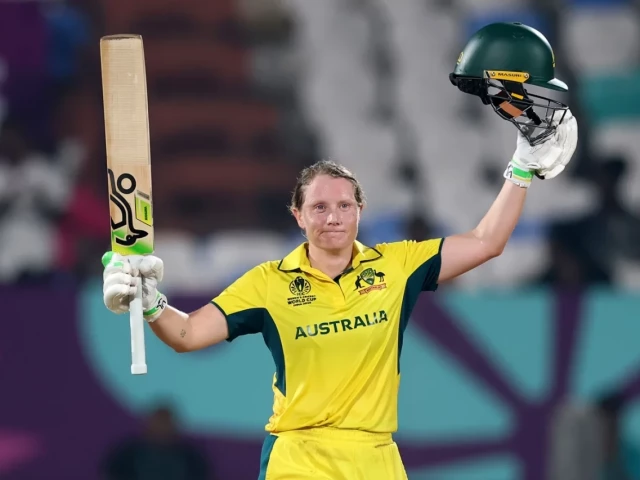 alyssa healy notched up her second consecutive hundred against bangladesh photo icc alyssa healy notched up her second consecutive hundred against bangladesh photo icc
