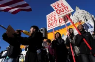 students take part in a protest against federal immigration action in front of the minnesota state capitol building in st paul minnesota us january 14 2026 photo reuters