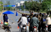 security eases in parts of twin cities red zone remains sealed