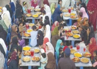 inflation and shrinking household incomes drive growing crowds to free iftar tables organisers say an increasing number of women and low income families are turning to these public iftars highlighting the widening strain on household budgets during the month photo express inflation and shrinking household incomes drive growing crowds to free iftar tables organisers say an increasing number of women and low income families are turning to these public iftars highlighting the widening strain on household budgets during the month photo express