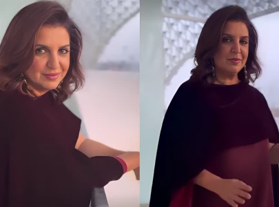 cross border collab farah khan stuns in sania maskatiya at iifa