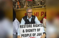 indian illegally occupied jammu and kashmir iiojk chief minister omar abdullah demanding statehood of indian occupied kashmir photo x