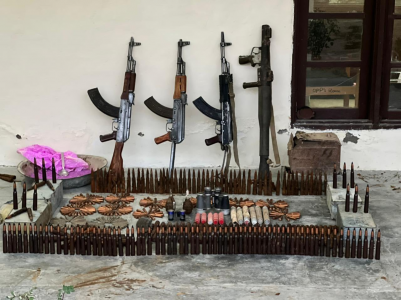 weapons ammunition recovered in south waziristan ibo