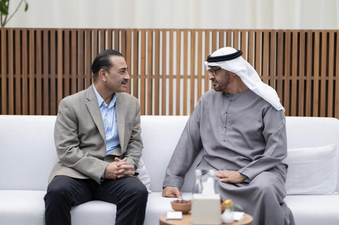 chief of army staff coas gen syed asim munir on sunday met with united arab emirates uae president sheikh mohamed bin zayed al nahyan in abu dhabi photo twitter uaeembassypk