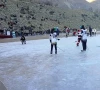 in a first girls ice hockey tournament held in chitral