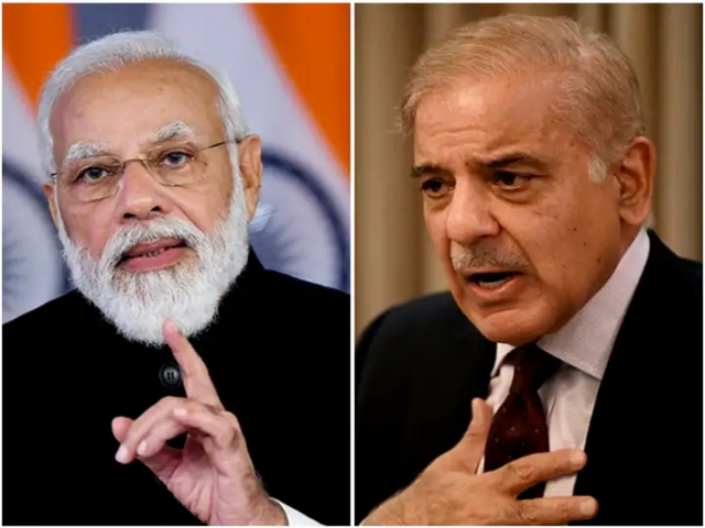 modi greets shehbaz but sends a quiet message
