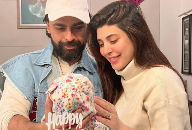 in pictures urwa farhan celebrate daughter in new post