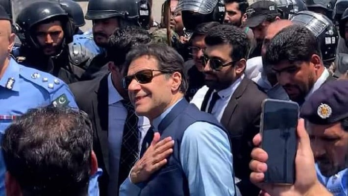 former premier imran khan at the ihc photo pti peshawar