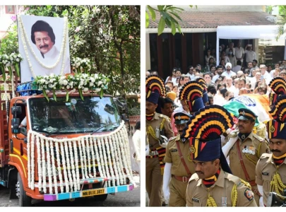 ghazal legend pankaj udhas laid to rest with state honours
