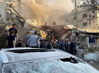 iranian consulate in damascus flattened in suspected israeli air strike