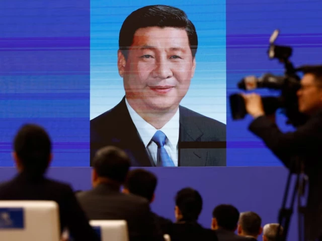 a portrait of chinese president xi jinping is seen on the screen as participants attend the opening ceremony for the inaugural global governance forum in xiongan new area hebei province china october 23 2026 reuters a portrait of chinese president xi jinping is seen on the screen as participants attend the opening ceremony for the inaugural global governance forum in xiongan new area hebei province china october 23 2026 reuters