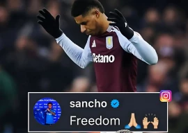 jadon sancho trolls manchester united after marcus rashford s aston villa debut