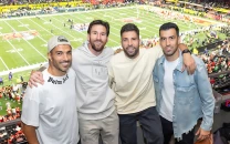 lionel messi jay z and trump among big names at super bowl lionel messi jay z and trump among big names at super bowl