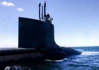 virginia class fast attack submarine uss minnesota ssn 783 is seen off the coast of western australia australia march 16 2025 photo reuters