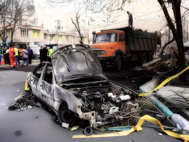a damaged car in tehran iran after israel strike on february 28 2026 photo wana via reuters a damaged car in tehran iran after israel strike on february 28 2026 photo wana via reuters