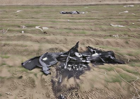 this photo taken with a mobile phone shows debris of a drone near a school in nakhchivan autonomous republic march 5 2026 azerbaijan state news agency xinhua