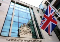 a union jack is flown outside westminster magistrates court in london britain november 4 2025 reuters