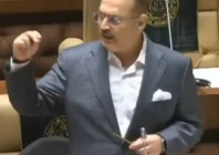 sindh information minister sharjeel memon speaking in the sindh assembly screengrab