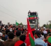 supporters of pti gather as they listen to the speech by cm afridi during a protest march in kohat on october 6 2026 photo reuters