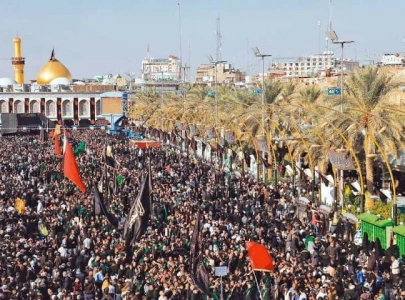 over 450 pakistanis stranded in karbala