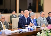 prime minister shehbaz sharif addresses a meeting of pml n s parliamentary party in islamabad on tuesday government of pakistan x