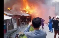 a fire breaks out at a shop in kappa gali bazaar in leepa valley azad kashmir photo via x