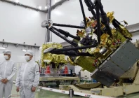 the japan aerospace exploration agency unveils a spacecraft for its martian moons exploration mission at the tanegashima space center in minamitane southwestern japan aug 13 2026 ap