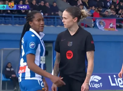 watch barca s leon inappropriately touches player espanyol issues complaint watch barca s leon inappropriately touches player espanyol issues complaint