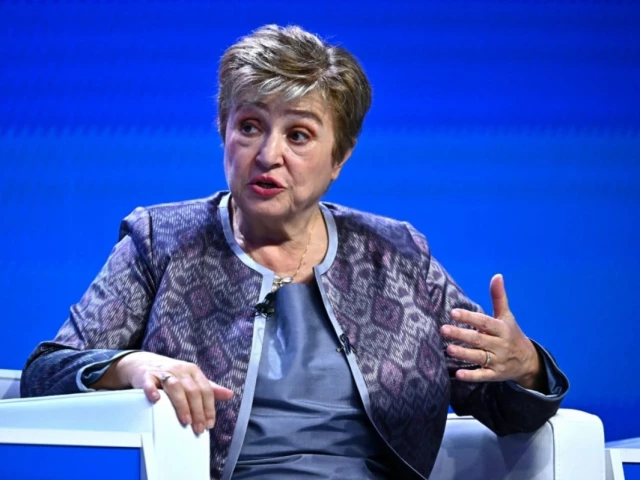 imf chief kristalina georgieva said a slowdown in ai investment would be felt across the world afp imf chief kristalina georgieva said a slowdown in ai investment would be felt across the world afp